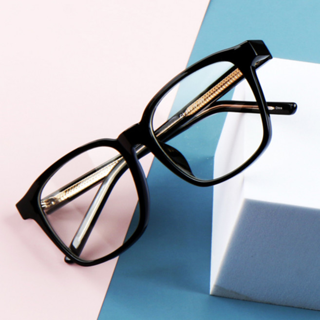 BEIMA 輕薄大尺寸方形時尚粗框眼鏡 FB20