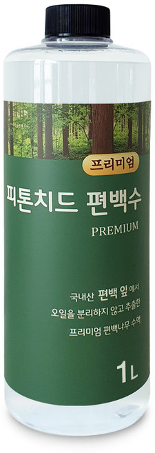 친환경편백아트 프리미엄 피톤치드 편백수 탈취제 리필, 1L, 1개