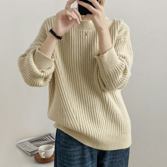 패션풀 여성용 바웃 베이직 니트 29213