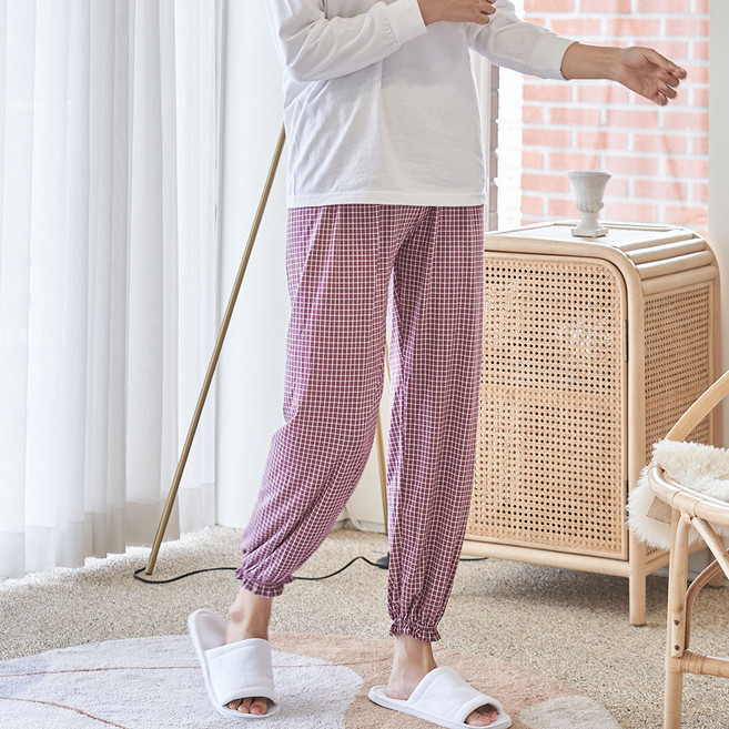 디에스도씨 여성용 피치기모 잠옷 바지