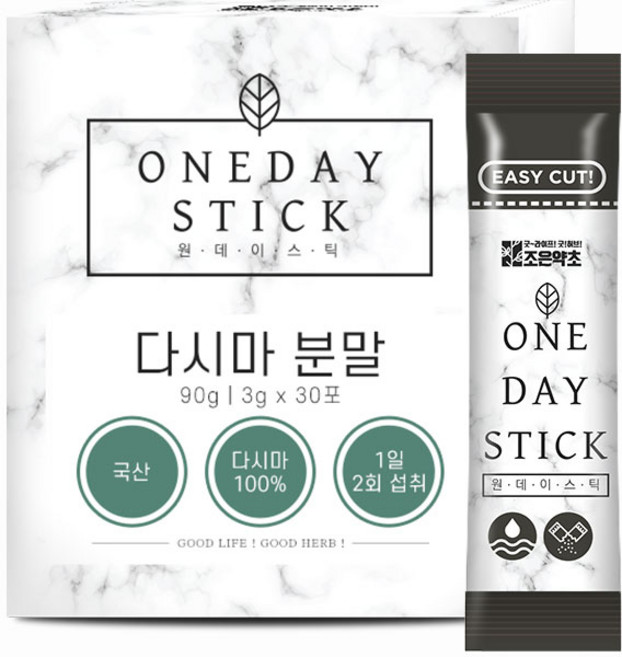 조은약초 다시마 분말 스틱 30p, 1개, 90g