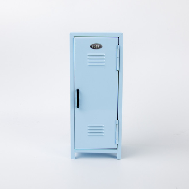 엑스터 가정용 철제 사물함 캐쉬박스, 하늘색