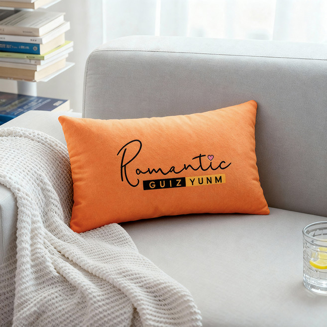 데이소이 단색 등받이 쿠션커버