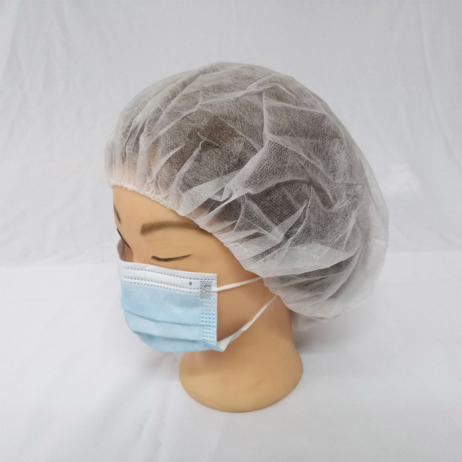 집사람 일회용 위생모, 화이트, 100개