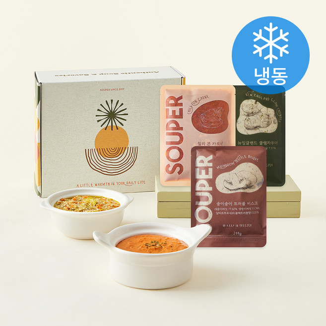 SOUPER 시그니처 수프 200g x 5종 선물세트 (냉동), 1세트