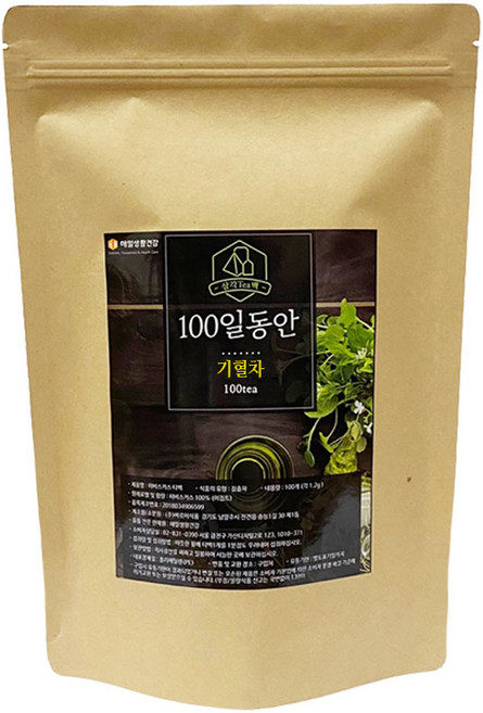 정앤정 100일동안 기혈차 삼각티백, 1.2g, 100개입, 1개