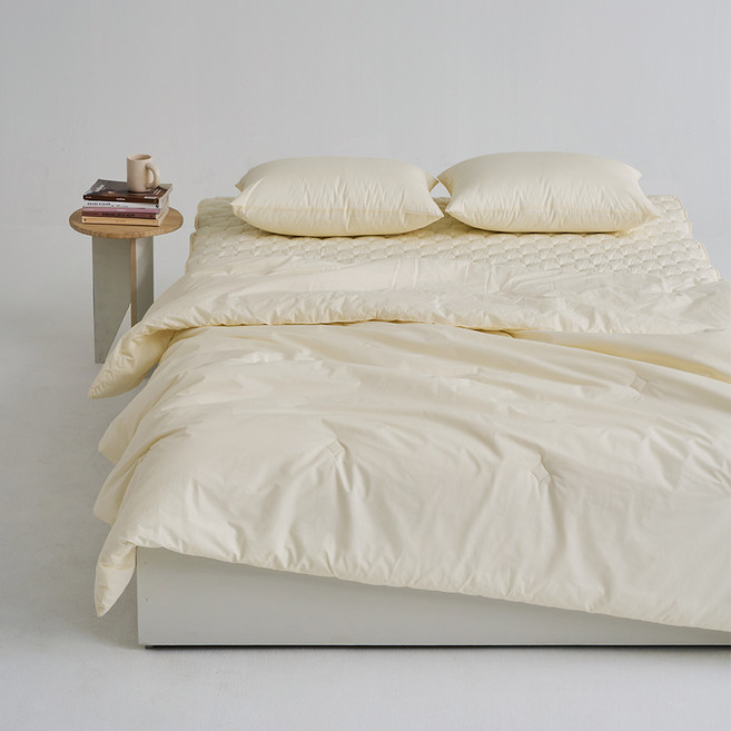 헬렌스타인 클린 고급 순면 차렵이불 + 베개커버 세트