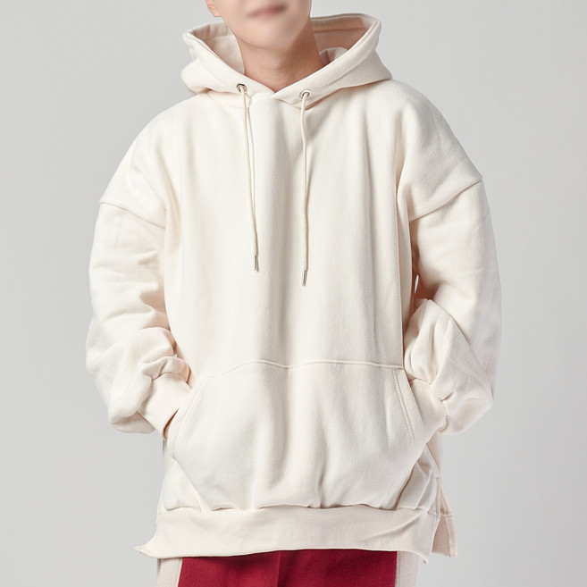 하이후 남성용 코튼 캔디 양기모 트임 왕박스 후드티 HD4001