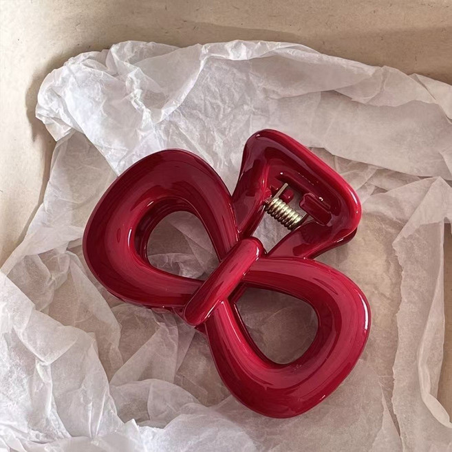 씨오브비 프랜치 리본 집게핀 2p