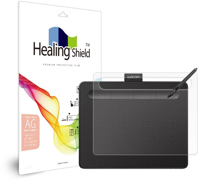 힐링쉴드 블랙에디션 종이질감 Light 지문방지 태블릿 액정보호필름, 1개