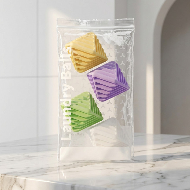 몰투데이 엉킹제로 엉킴 방지 세탁 볼 4종 세트, 혼합색상, 1세트