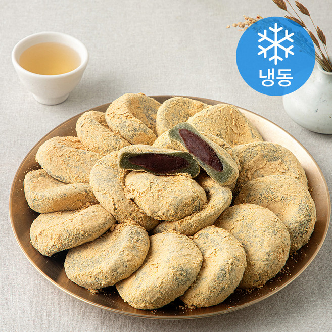 리타방앗간 콩쑥개떡 (냉동), 60g, 32개입, 1개