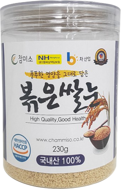 참미소 볶은 쌀눈, 230g, 1개