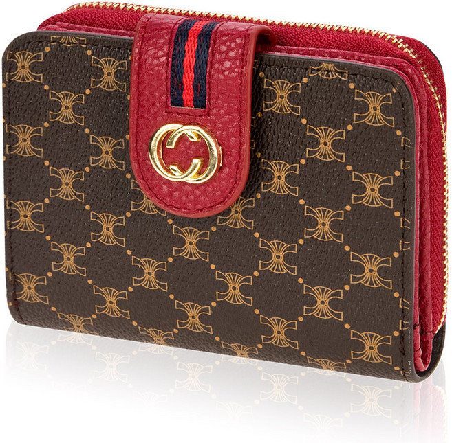 끄레앙 여성 지퍼형 똑딱이 명품 반지갑 W743