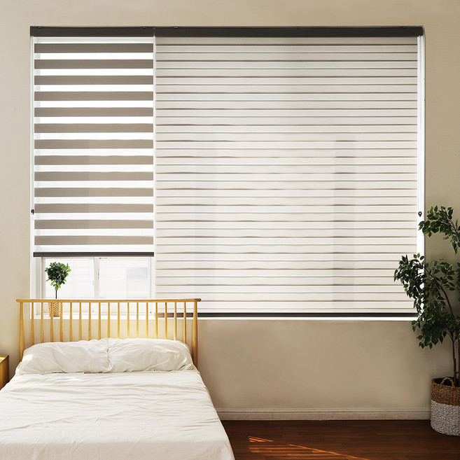 Changane 免釘安裝無孔環扣組合百葉窗