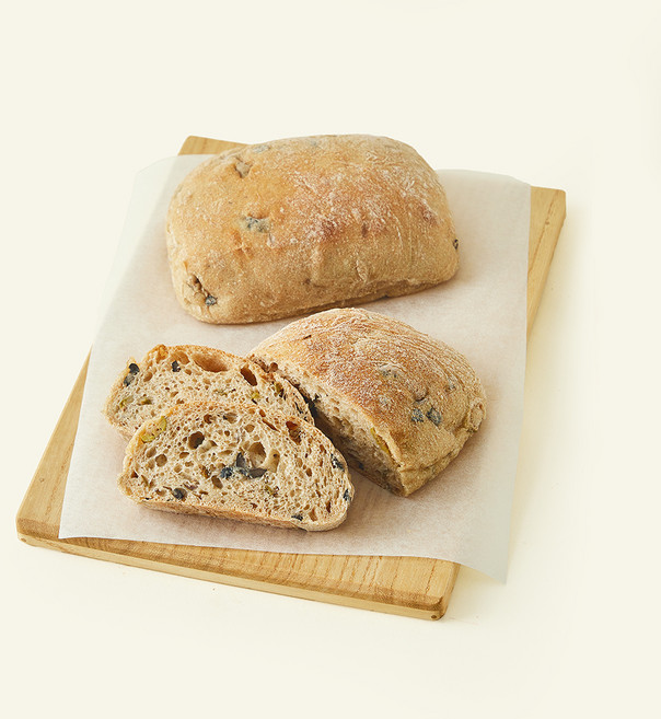 바른식방 그린올리브 치아바타, 210g, 1개, 2개입