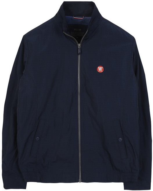 워크맨 남성용 체크패턴 밴딩 메모리 점퍼 WB-621, 85, 1개