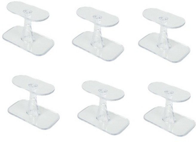 영그린 모던 라이프 투명 변기손잡이, 6개