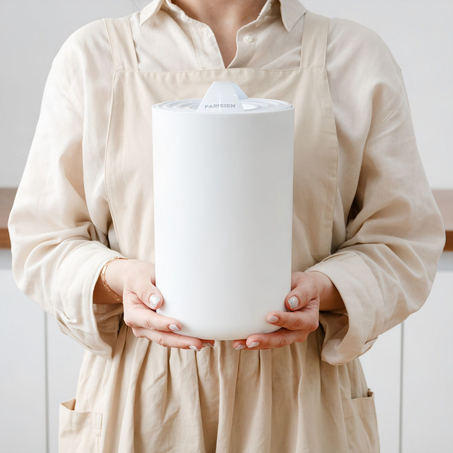 파리지앵 진공 음식물쓰레기통, 퓨어화이트, 1개