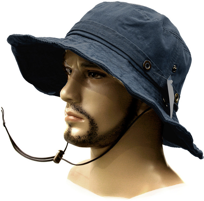 ExtraBOLD 大尺寸戶外登山漁夫帽, NAVY