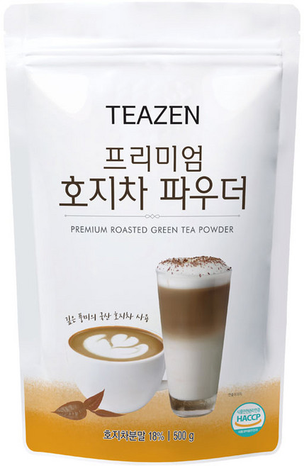 티젠 프리미엄 호지차 파우더, 500g, 1개입, 1개