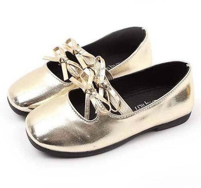 Lulushoe 女童樂佩蝴蝶結平底鞋