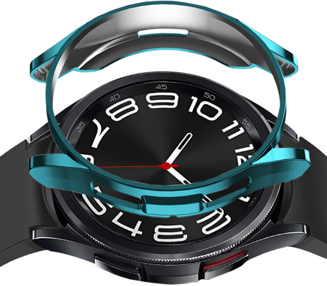 리아몬트 갤럭시워치 풀커버 보호 케이스, 청색, 1개