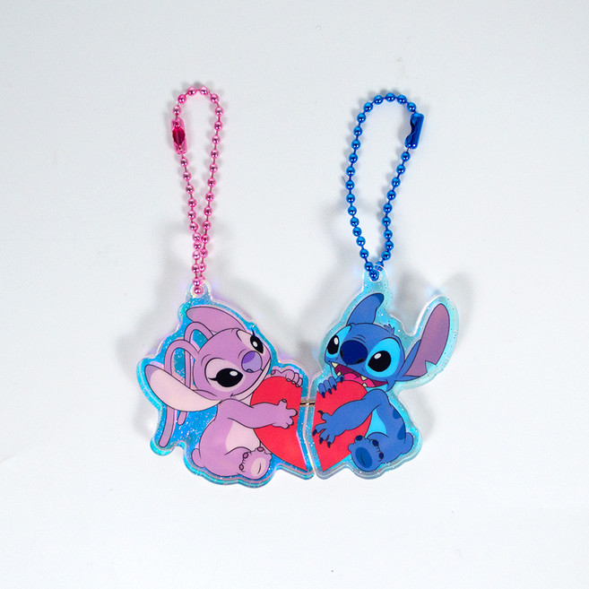 아이노케이 디즈니 스티치 자석 키링 2종 세트