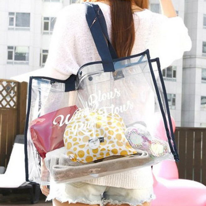 버블리데이 빅사이즈 비치백 수영 방수 물놀이가방