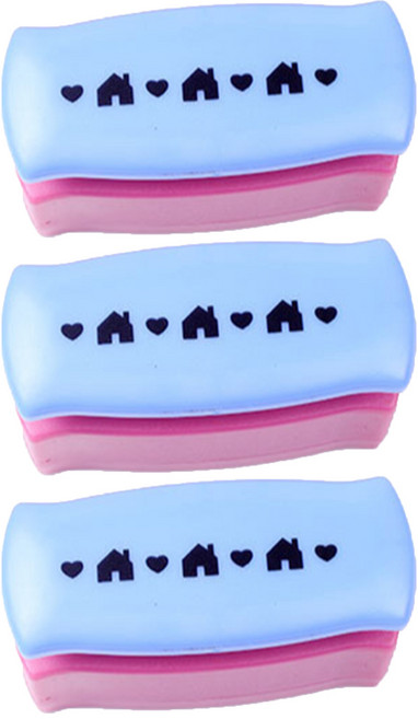 알로데 레이스 프레스 모양 펀치 4.5 cm, 3개, 10 미니하우스