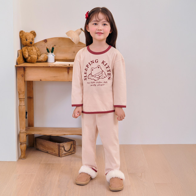olomimi 九分棉質家居服上下套裝