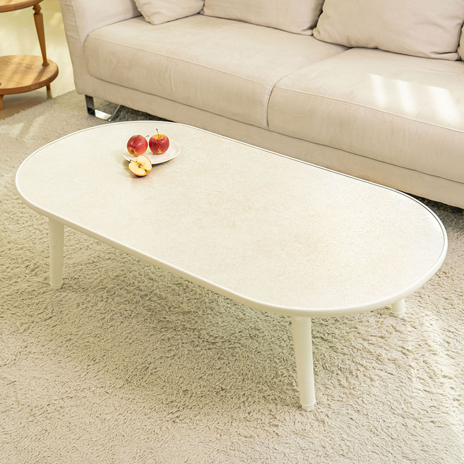 한일 논슬립 테이블 + 티코스터 세트, 세르노 스톤(테이블)