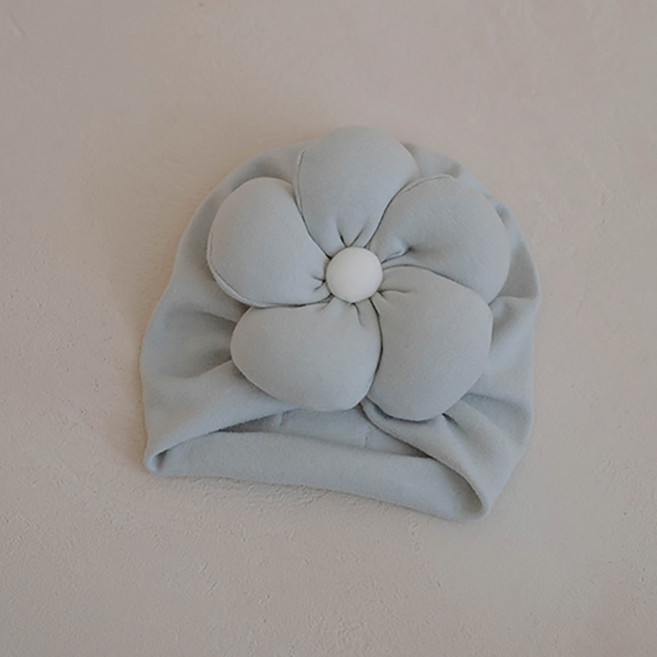 피카부 신생아 데이지 뉴본 터번모자