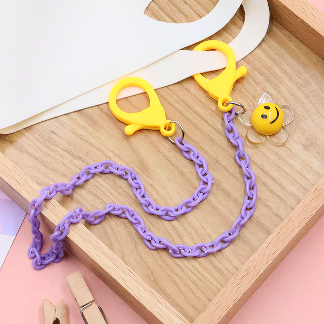 비단길 나인꽃 체인 마스크 분실방지 스트랩