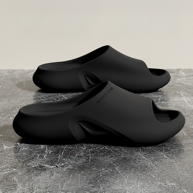 아트조이 EVA 논슬립 컴포트 슬리퍼, 블랙, 1개