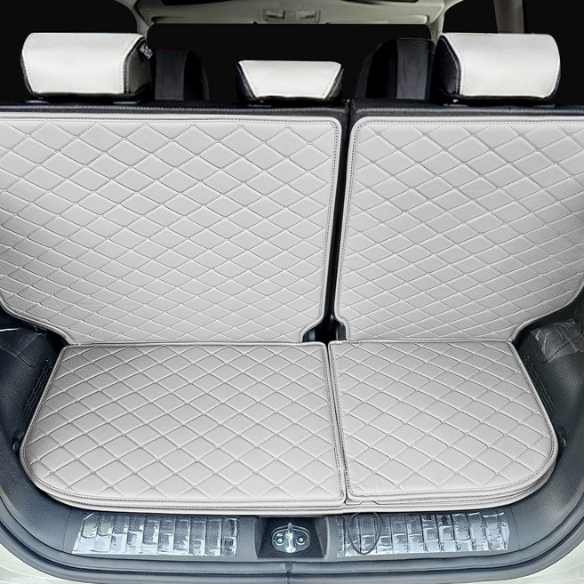 비비키 프리미엄 트렁크매트 세트, 기아 더뉴 레이 2022년형~, 샌드베이지