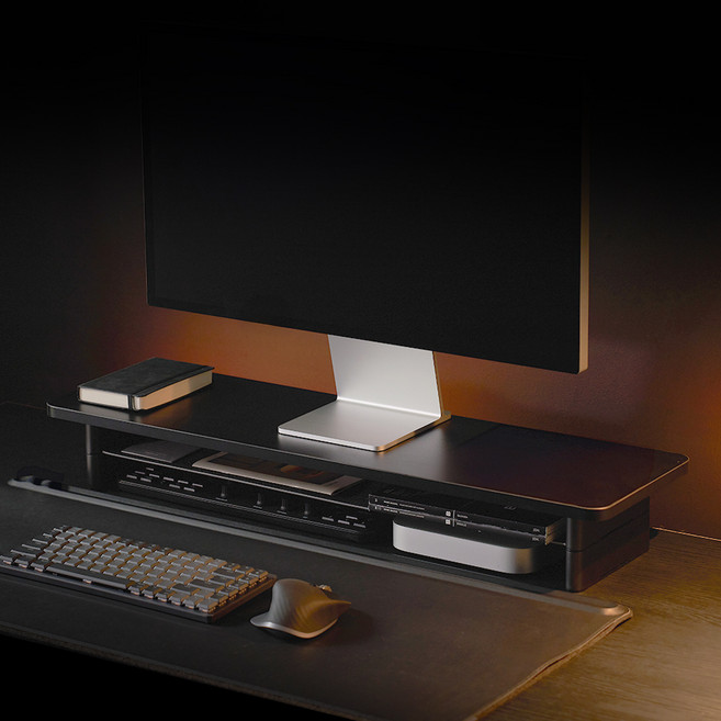 일리안 모니터 받침대 M, 블랙