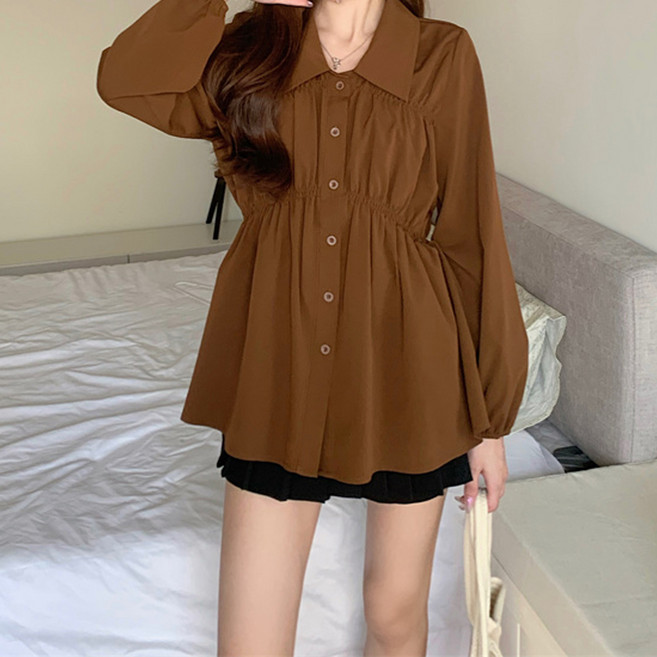 페이퍼먼츠 여성용 디엘 투셔링 빅사이즈 셔츠 블라우스 11695