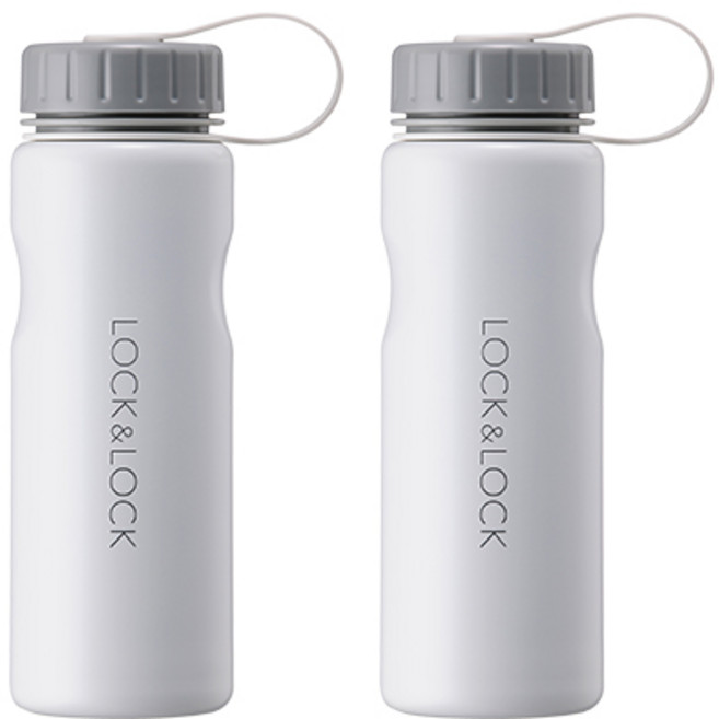 락앤락 스텐인리스 이지 그립 텀블러, 화이트, 500ml, 2개