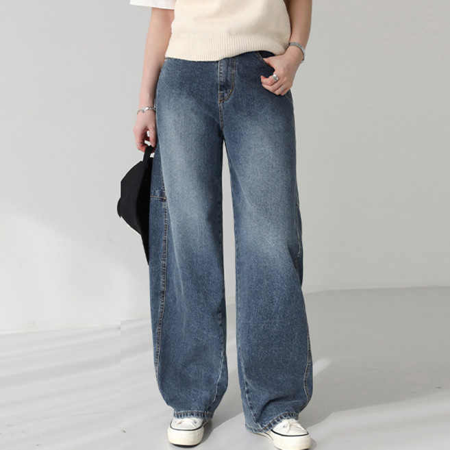 피핀 여성용 사선 절개 포인트 보이핏 진 #711100