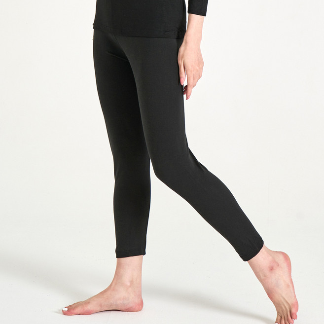 슈라네 여성용 모달 베이직 소프트 내복 하의 9부