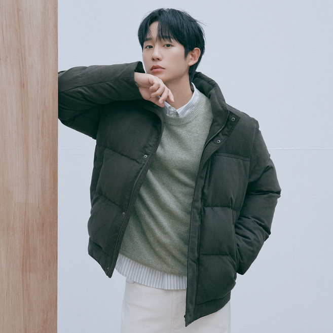 마인드브릿지 남녀공용 에어울 알파카 라운드 세미오버핏 니트 MZKT7102