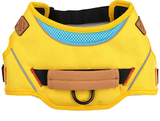 패리스독아웃도어 하네스, 옐로우, 1개