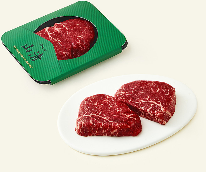 산청 유기축산물 인증 한우 안심 1등급 구이용 (냉장), 1개, 200g