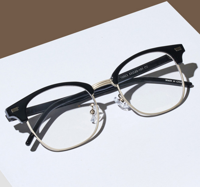 TheBrille 日常方形半框眼鏡 12823