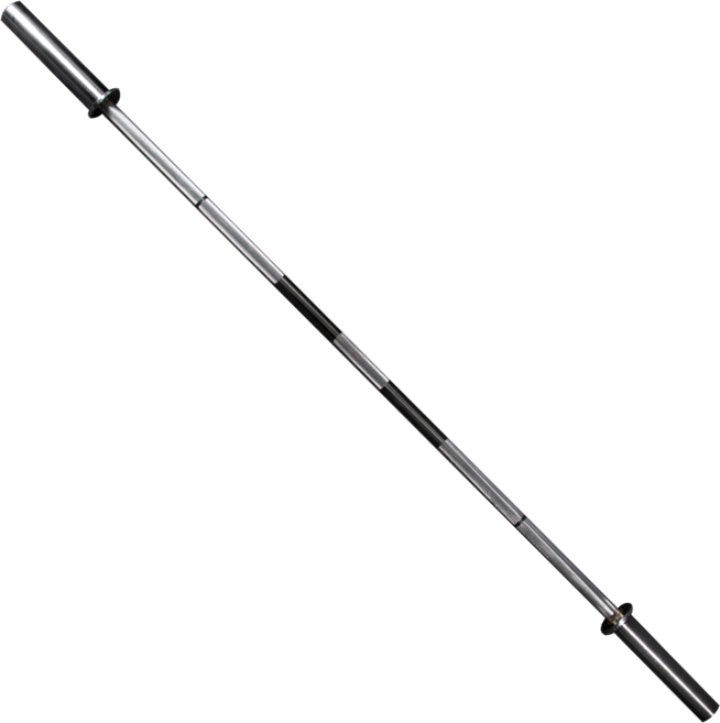 더스크랙 제로 탄력봉 중량봉 바벨봉 1900mm, 15kg, 1개, 실버
