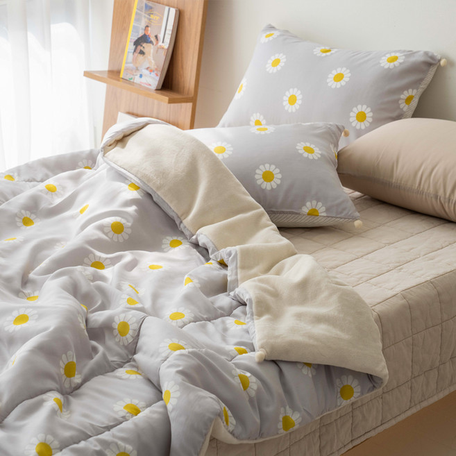 유트러스 유아용 모달 밍크 차렵이불, 민들레