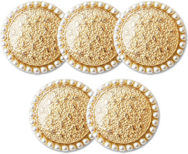 Button King 東大門鈕扣王 Diana 鈕扣 21mm, 14K金, 5個