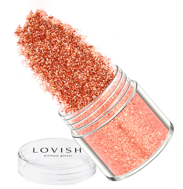 러비쉬 프리미엄 네일 글리터 10g, LVS-008 실키골드, 1개