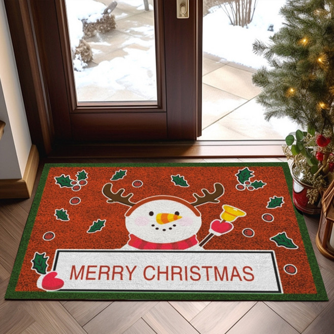 데이소이 프렌즈 크리스마스 현관 매트, 02 눈사람